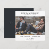 Carte photo de mise à jour Simple Square (Devant / Derrière)