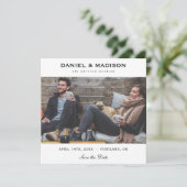 Carte photo de mise à jour Simple Square (Debout devant)