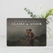 Carte photo de mise en garde simple et classique a (Debout devant)