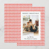 Carte photo de modèle de pull festif Fair Isle (Devant / Derrière)