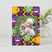 Carte photo de monstres lunaires (Debout devant)