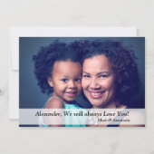 Carte Photo de naissance personnalisée (Devant)