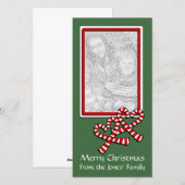 Carte photo de Noël (Devant / Derrière)