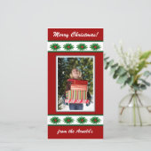 Carte photo de Noël (Debout devant)