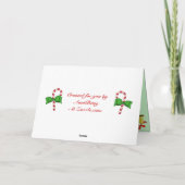 Carte photo de Noël (Dos)