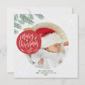 Carte photo de Noël (Devant)