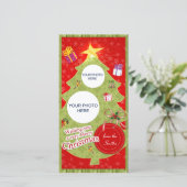 Carte photo de Noël (Debout devant)