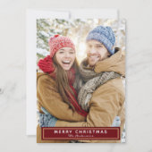 Carte photo de Noël (Devant)