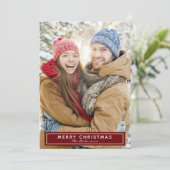 Carte photo de Noël (Debout devant)