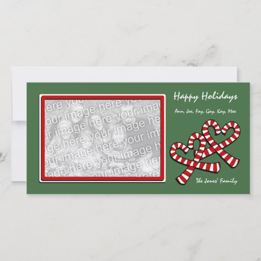 Carte photo de Noël (Devant)