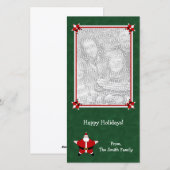 Carte photo de Noël (Devant / Derrière)