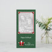 Carte photo de Noël (Debout devant)