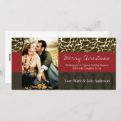 Carte photo de Noël (Devant / Derrière)