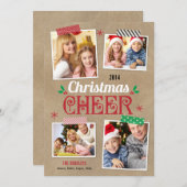 Carte photo de Noël (Devant / Derrière)