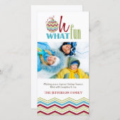 Carte photo de Noël (Devant / Derrière)