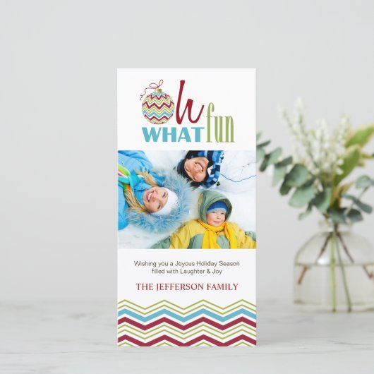 Carte photo de Noël (Debout devant)