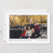 Carte photo de Noël (Devant)