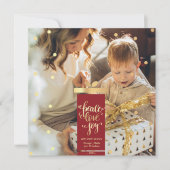 Carte photo de Noël (Devant)