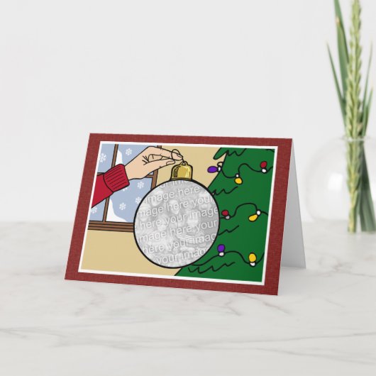 Carte photo de Noël (Devant)
