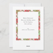 Carte photo de Noël (Dos)