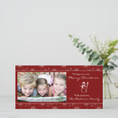 Carte photo de Noël (Debout devant)