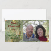 Carte photo de Noël (Devant / Derrière)