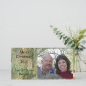 Carte photo de Noël (Debout devant)