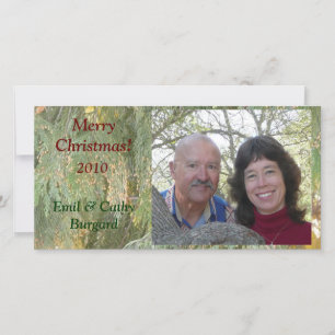 Carte photo de Noël