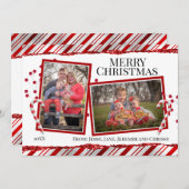 Carte photo de Noël (Devant / Derrière)