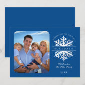 Carte photo de Noël (Devant / Derrière)