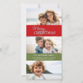 Carte photo de Noël - 3 photos (Devant)