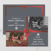 Carte photo de Noël 5x7 (Devant / Derrière)