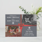 Carte photo de Noël 5x7 (Debout devant)
