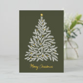 Carte photo de Noël à la main (Debout devant)