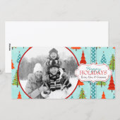 Carte photo de Noël amusant (Devant / Derrière)