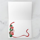 Carte Photo de Noël annuel de chat (Intérieur)