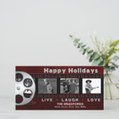 CARTE PHOTO DE NOËL - BANDE DE FILM - JOYEUX VACAN (Debout devant)