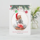 Carte photo de Noël Cameo (Debout devant)