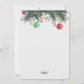 Carte photo de Noël Cameo (Dos)