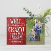 Carte photo de Noël, Carte de vacances, Funny, 202 (Debout devant)