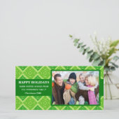 Carte photo de Noël celtique (Debout devant)