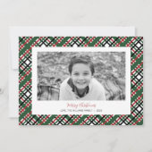 Carte photo de Noël chargée (Devant)