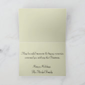 Carte photo de Noël chargée (Intérieur)