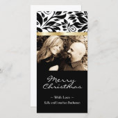 Carte photo de Noël classique (Devant / Derrière)