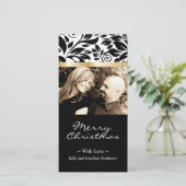 Carte photo de Noël classique (Debout devant)