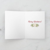 Carte photo de Noël Coastal Beach (Intérieur)