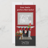 Carte photo de Noël de Boston (Devant)