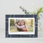 Carte photo de Noël de la marine (Debout devant)