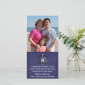 Carte photo de Noël de la Nativité de minuit (Debout devant)