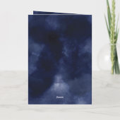 Carte photo de Noël de l'étoile d'étincelle de la  (Dos)